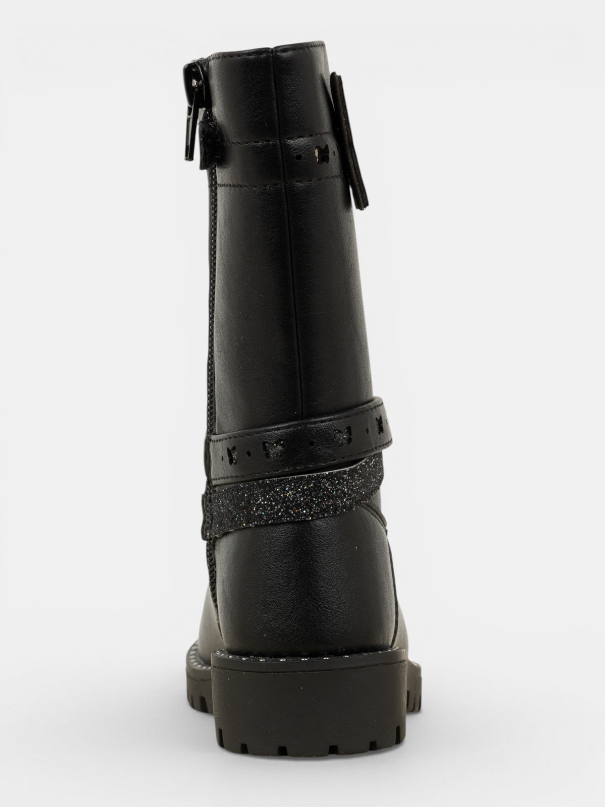 Bottes noires papillon 3D fille (24-30) Bottes noires papillon 3D fille (24-30)