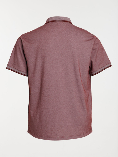 Polo wine grande taille homme