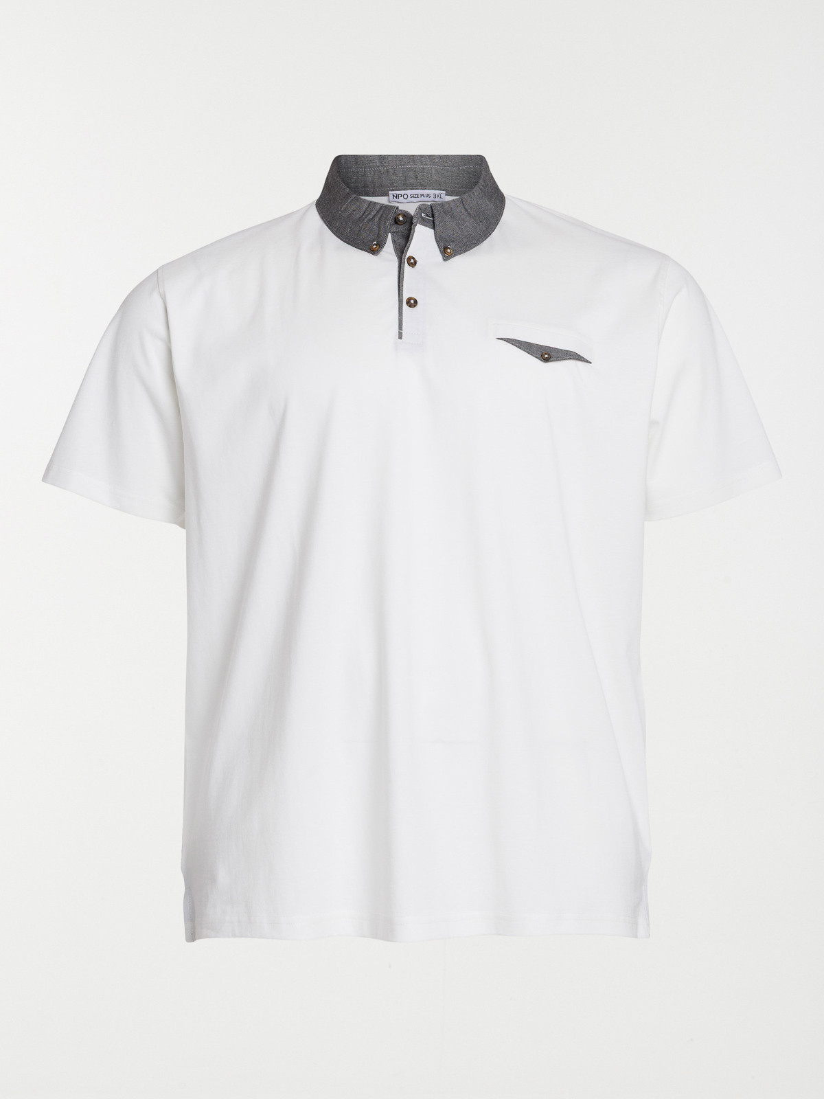 Polo ivoire grande taille homme Polo ivoire grande taille homme