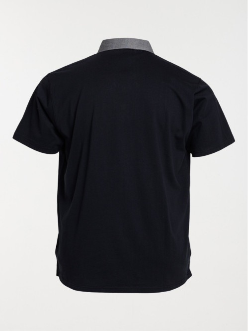 Polo noir grande taille...