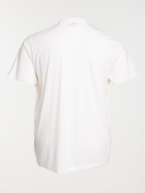 T-shirt blanc motif grande...