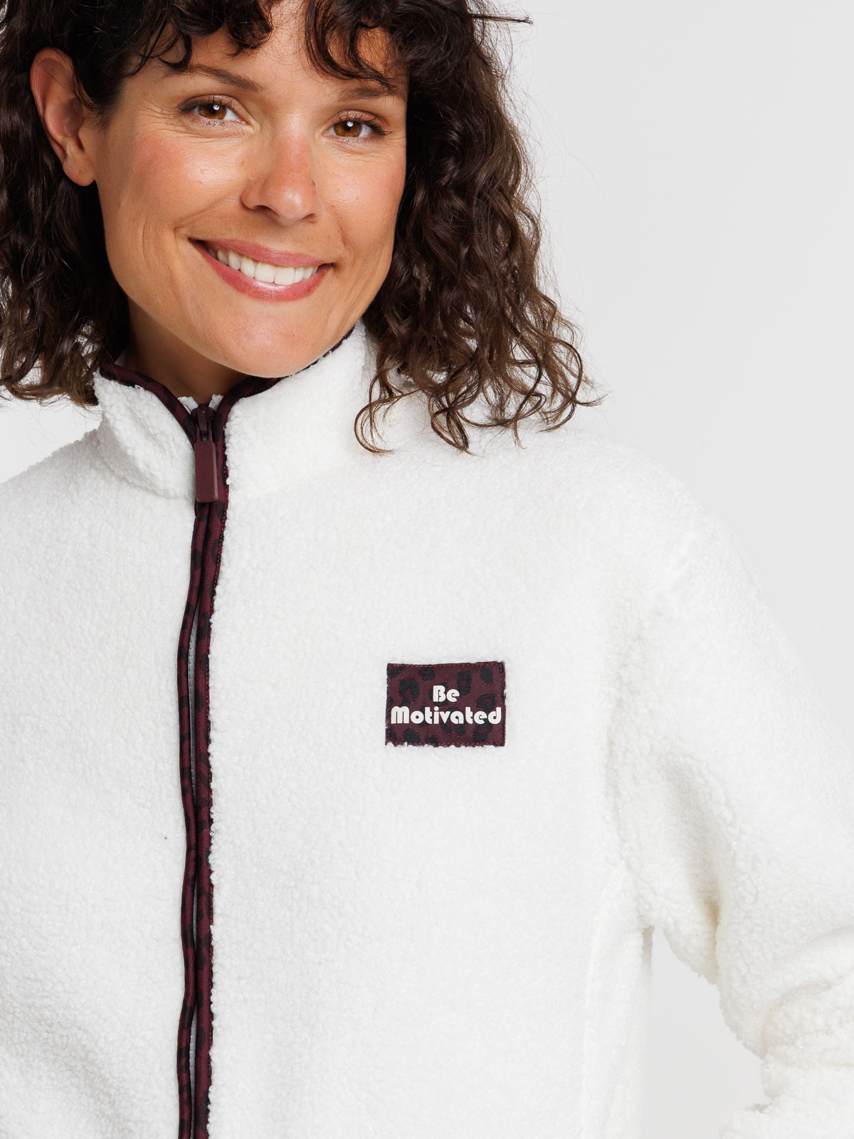 Polaire sherpa écru femme Polaire sherpa écru femme