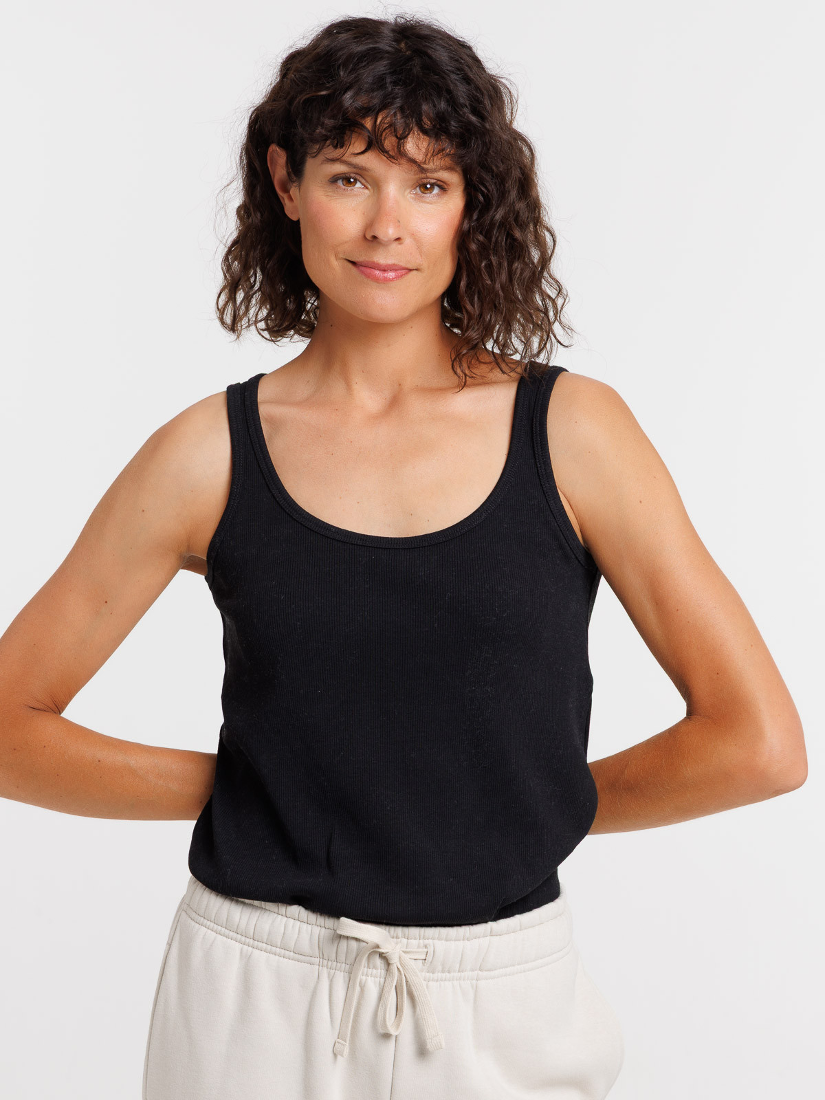 Débardeur noir femme maternité