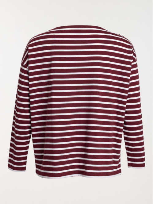 T-shirt rayé grande taille femme T-shirt rayé grande taille femme