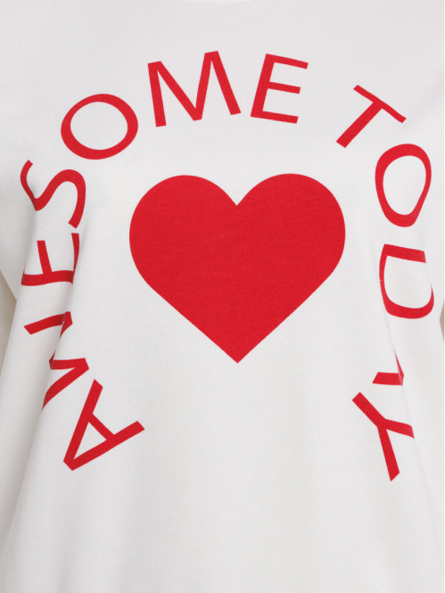 Sweat coeur message grande...