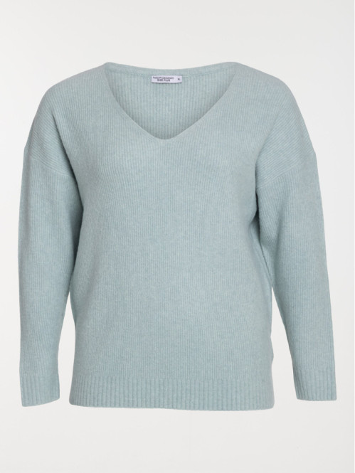 Pull bleu glacier grande...