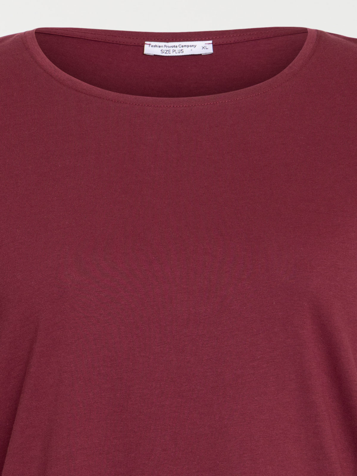 T-shirt bordeaux grande taille femme T-shirt bordeaux grande taille femme