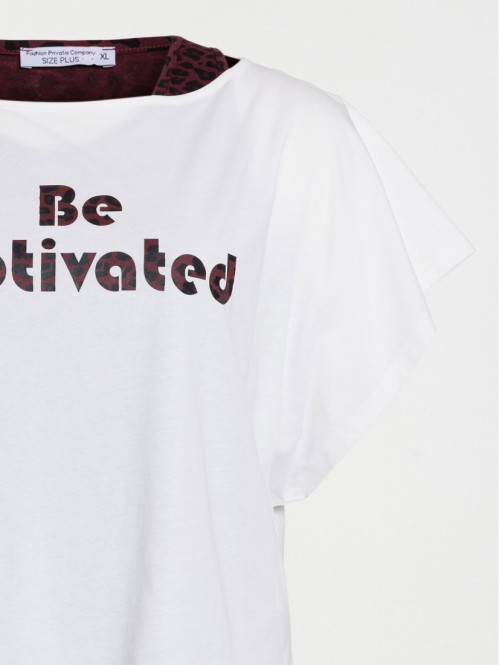 T-shirt sport 2 en 1 grande...