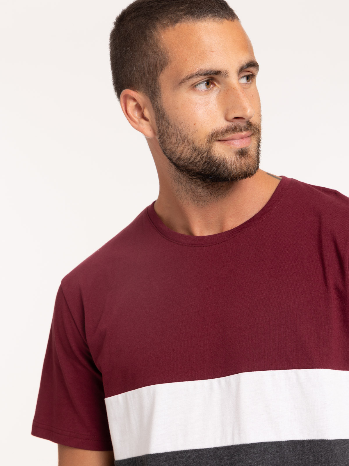 Pyjashort colorblock homme