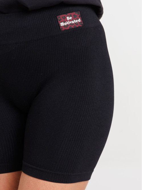 Cycliste noir be motived femme