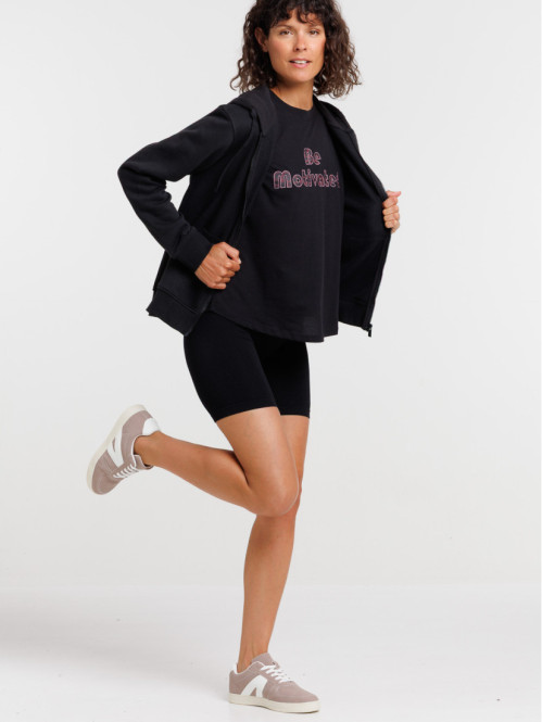 Cycliste noir be motived femme