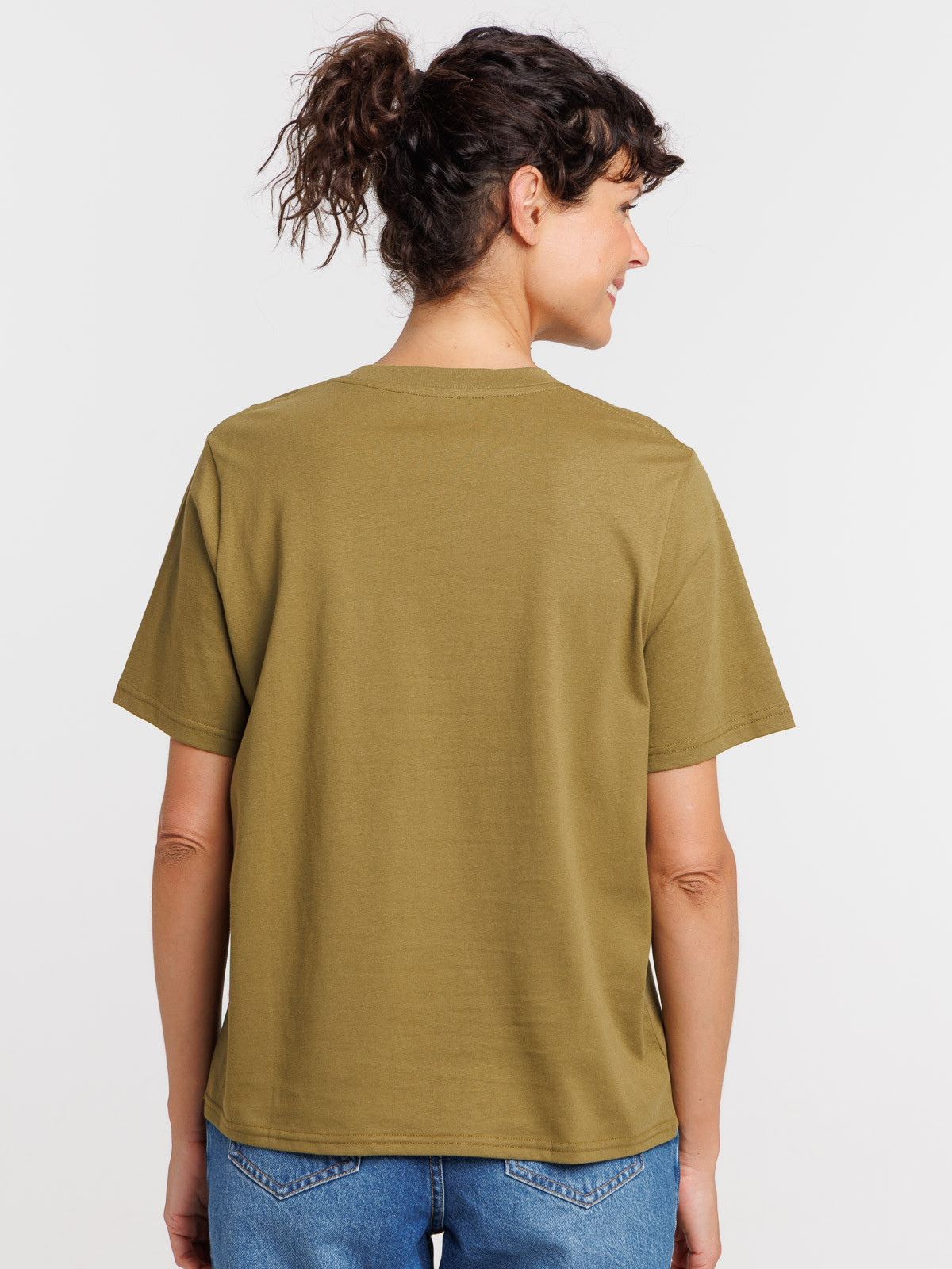 Tee-shirt uni large femme Tee-shirt uni large femme