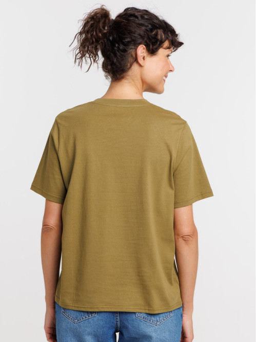 Tee-shirt uni large femme
