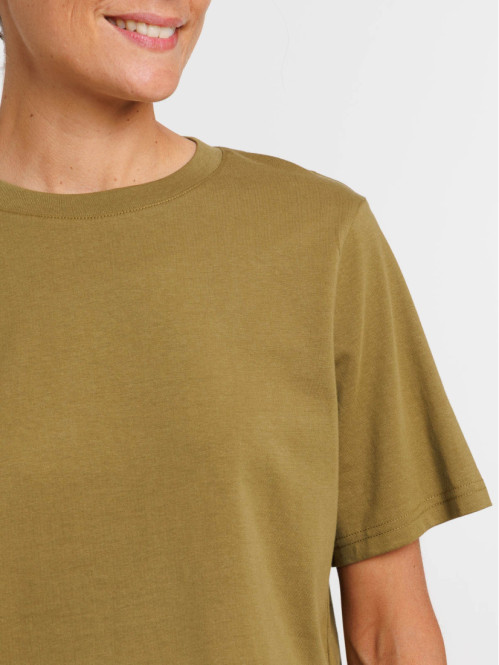Tee-shirt uni large femme