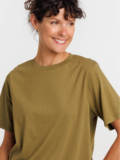 Tee-shirt uni large femme