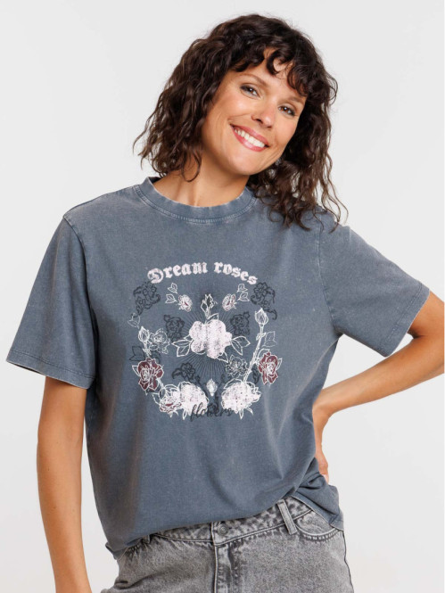 T-shirt dream roses femme