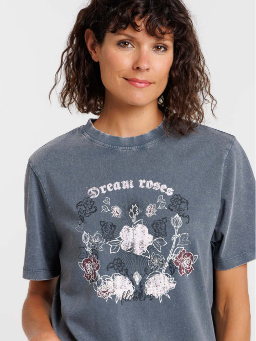 T-shirt dream roses femme