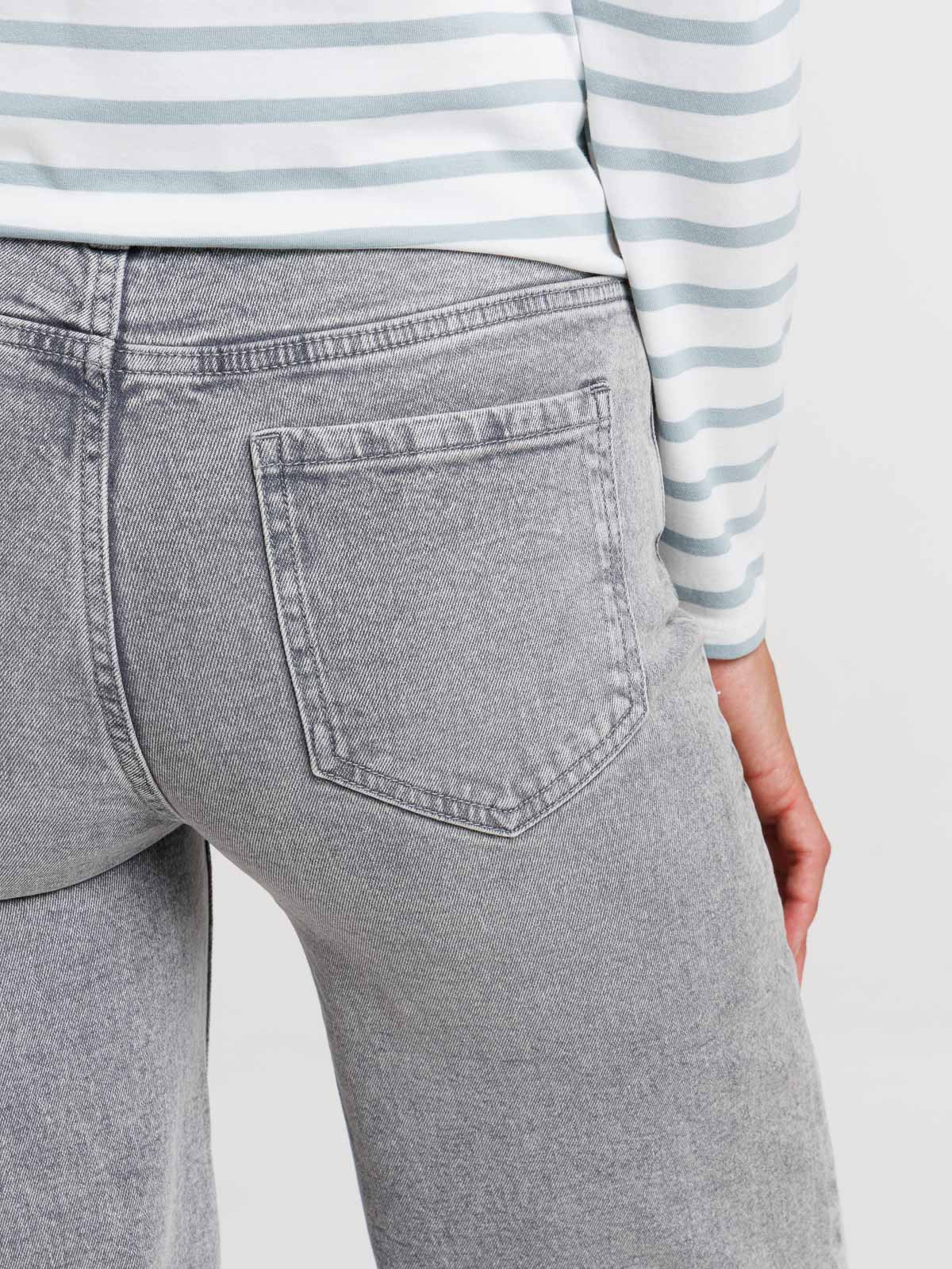 Jean wide leg snow grey femme Jean wide leg snow grey femme