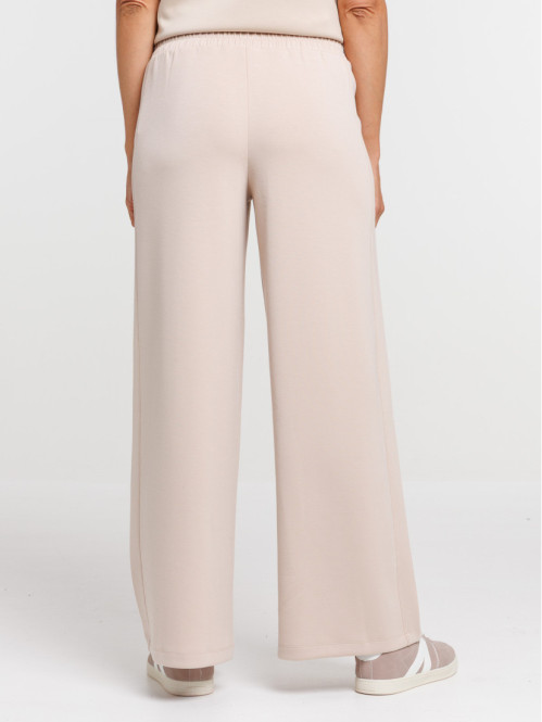 Pantalon large scuba femme