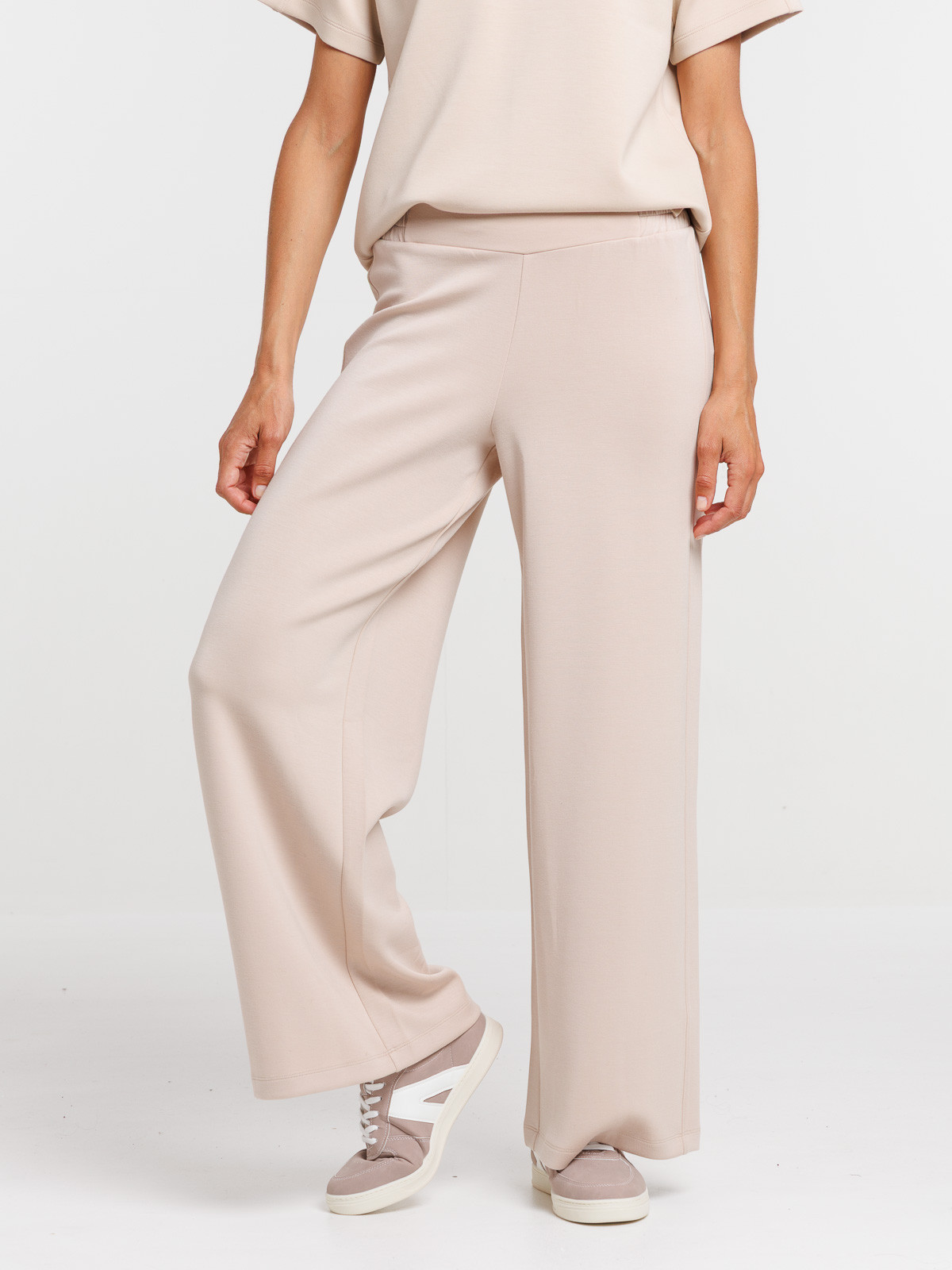 Pantalon large scuba femme Pantalon large scuba femme