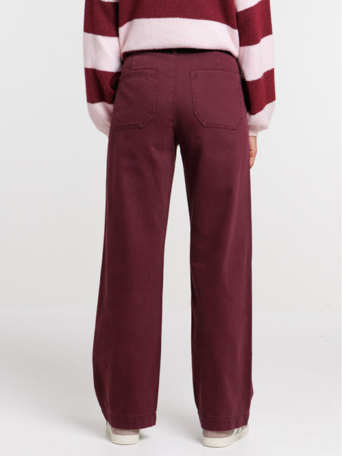 Pantalon wide leg dark...