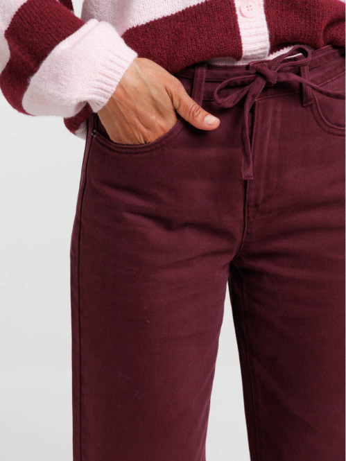 Pantalon wide leg dark...