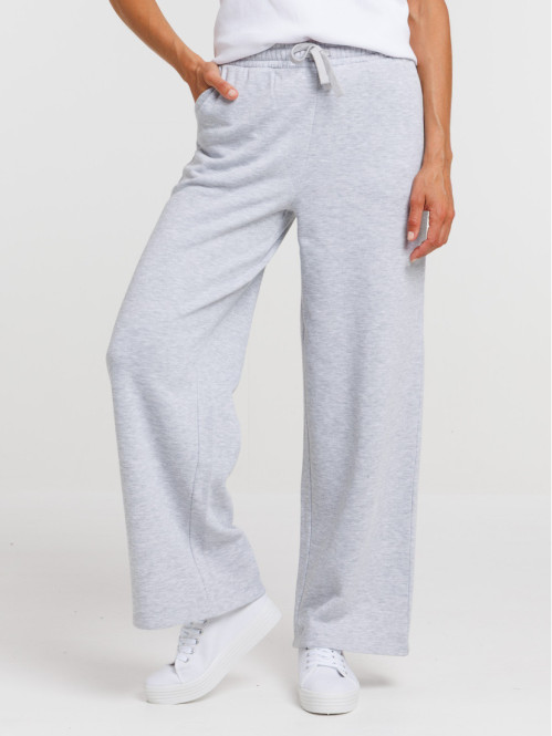 Jogging large gris clair...