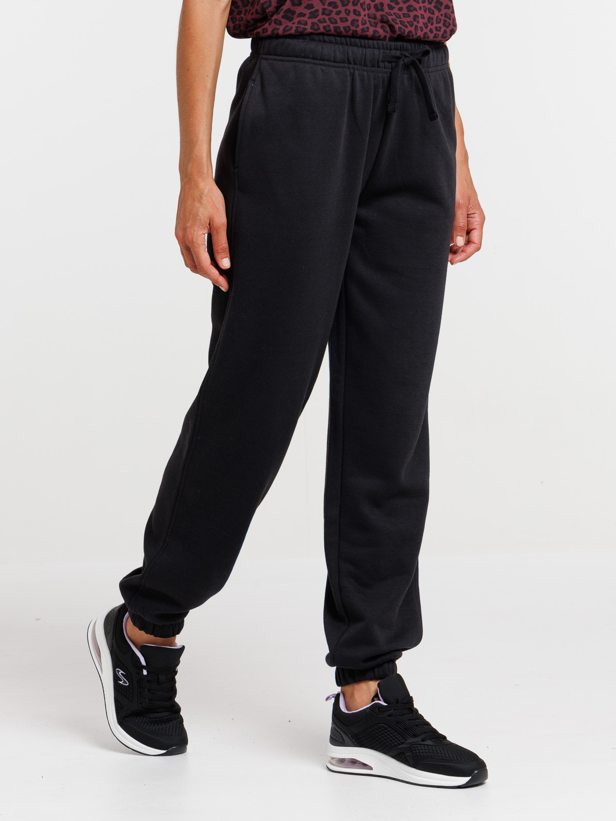 Pantalon de jogging noir femme Pantalon de jogging noir femme