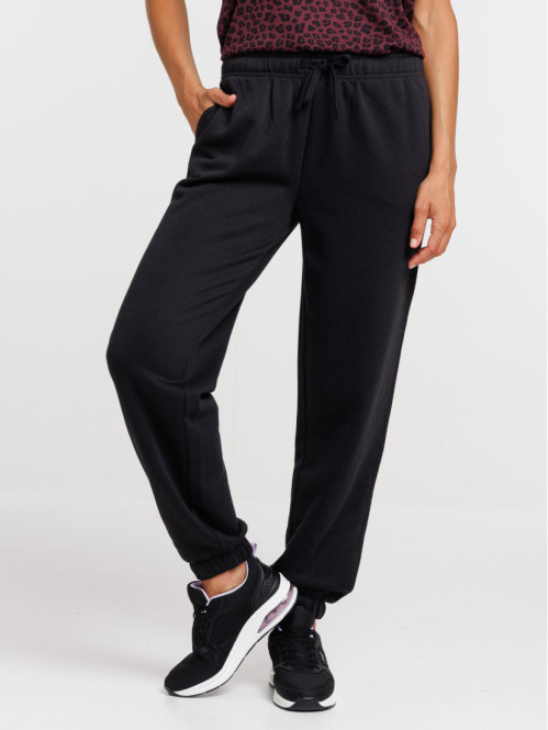 Pantalon de jogging noir femme
