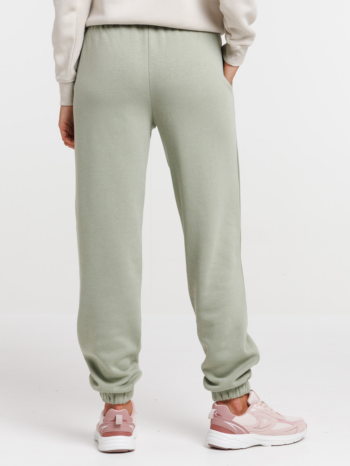 Pantalon de jogging mousse clair femme