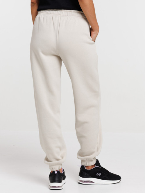 Pantalon de jogging beige grisé femme Pantalon de jogging beige grisé femme