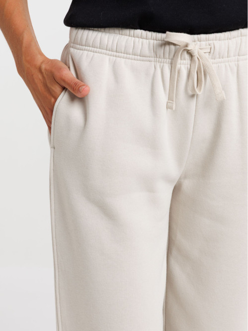 Pantalon de jogging beige grisé femme Pantalon de jogging beige grisé femme