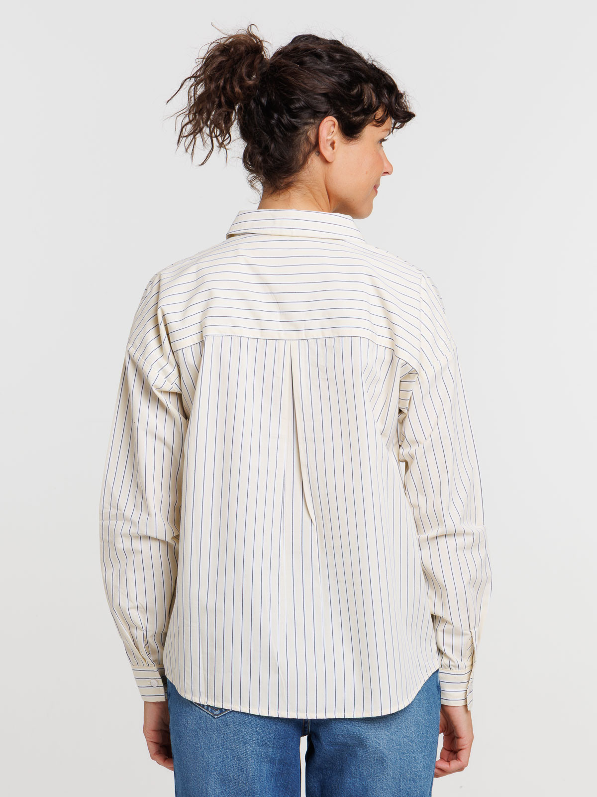 Chemise manches longues rayée femme Chemise manches longues rayée femme