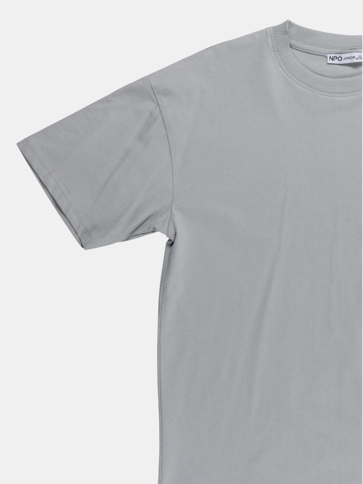 T-shirt uni gris garçon (XXS-M) T-shirt uni gris garçon (XXS-M)