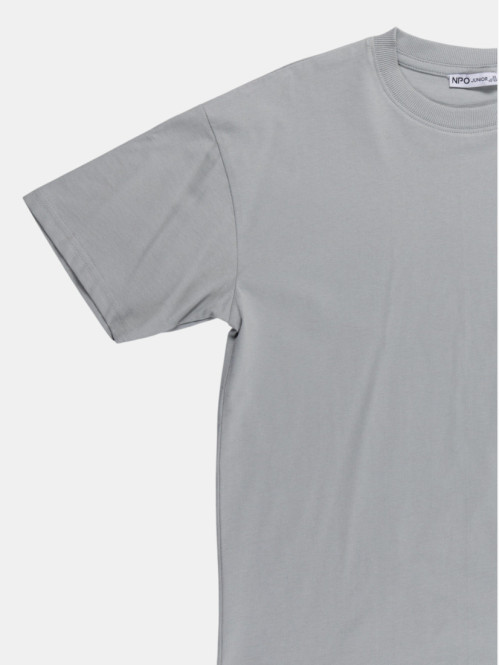 T-shirt uni gris garçon (XXS-M) T-shirt uni gris garçon (XXS-M)