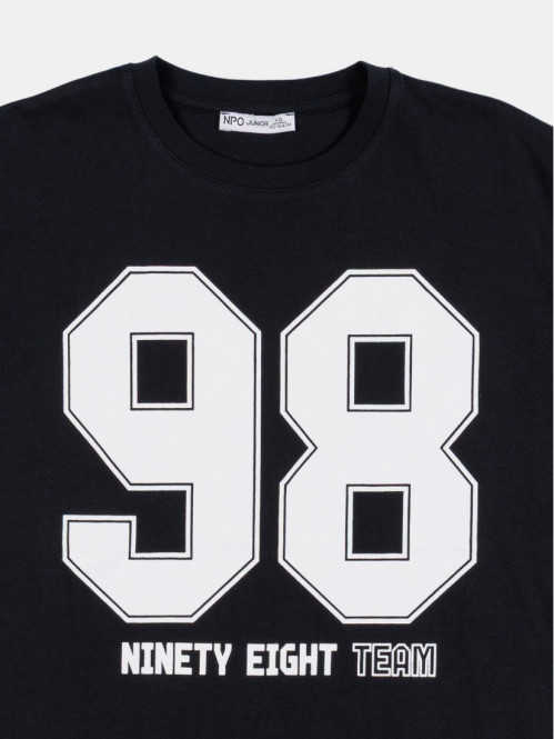 T-shirt noir 98 team garçon...