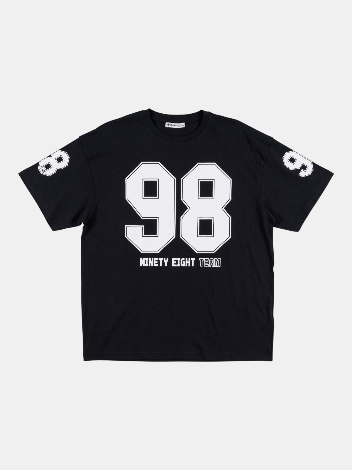 T-shirt noir 98 team garçon (XXS-M) T-shirt noir 98 team garçon (XXS-M)