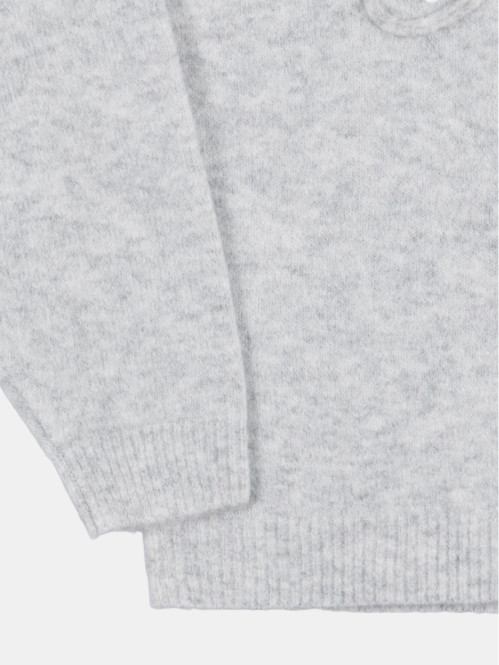 Pull motif noeud fille (XXS-M)