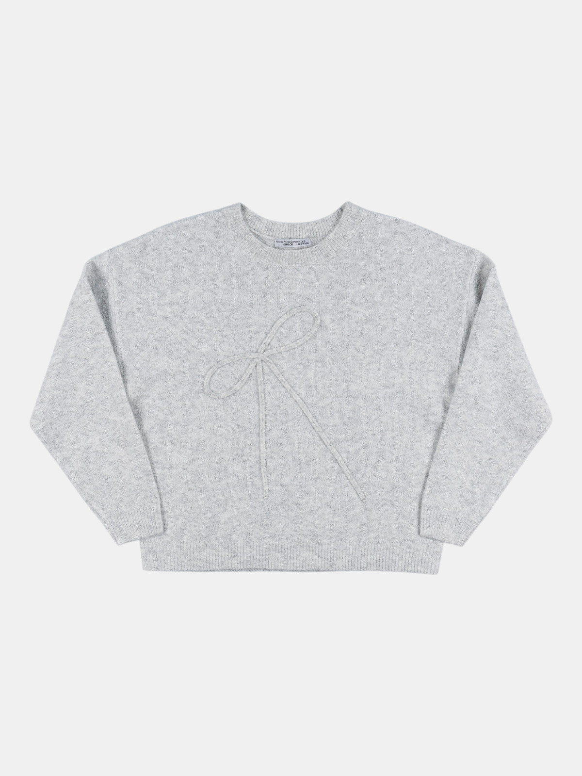 Pull motif noeud fille (XXS-M) Pull motif noeud fille (XXS-M)