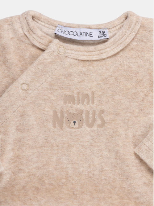 Pyjama 2 pièces Mini nous bébé (0-9M)