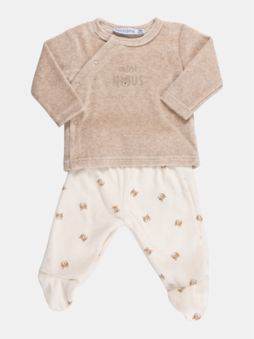 Pyjama 2 pièces Mini nous bébé (0-9M)