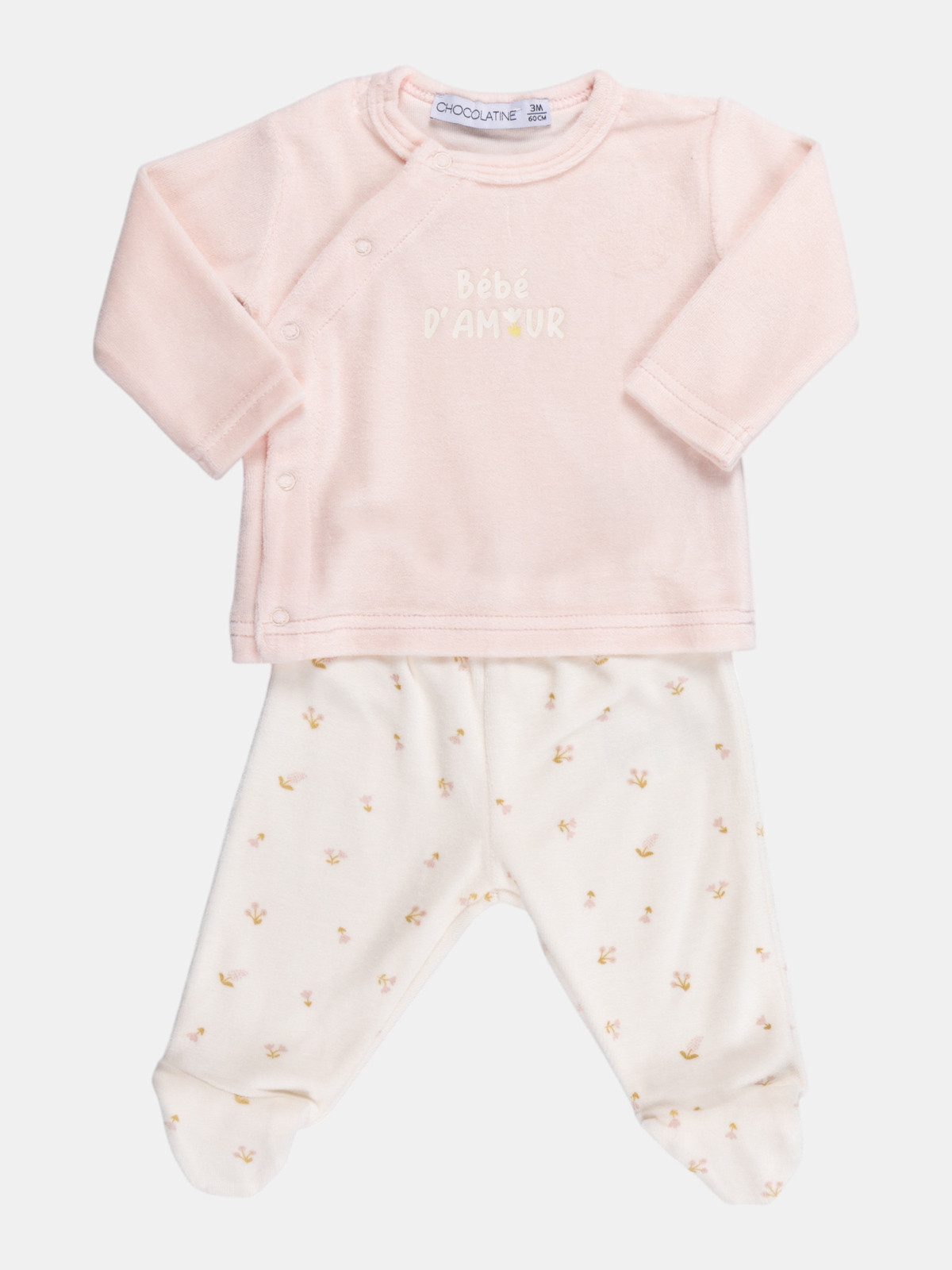 Pyjama bébé d'amour fille (0-9M)