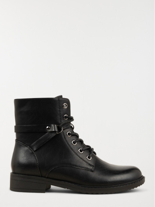 Bottines bride et lacets femme (36-41)