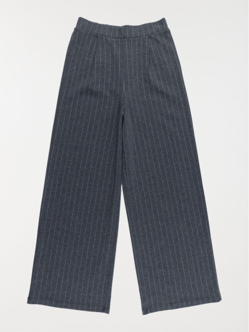 Pantalon rayé large fille...