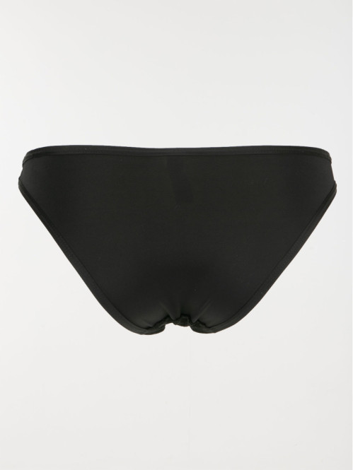 Culotte bi-matière noire femme (36-46) Culotte bi-matière noire femme (36-46)