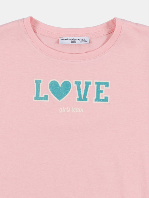 T-shirt love girls team...