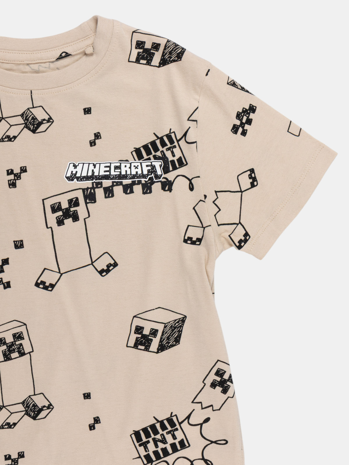 T-shirt imprimé Minecraft garçon (6-12A) T-shirt imprimé Minecraft garçon (6-12A)