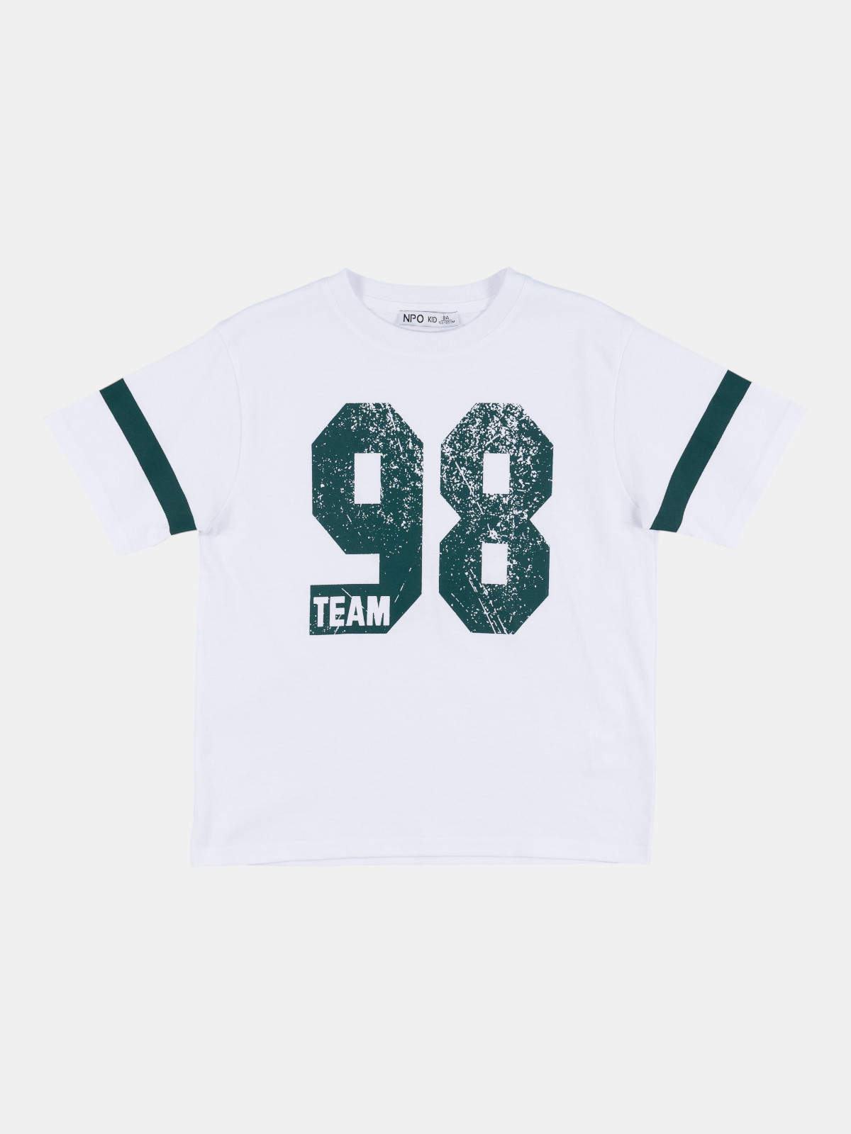 T-shirt blanc team 98 garçon (3-12A) T-shirt blanc team 98 garçon (3-12A)