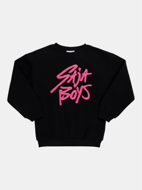 Sweat noir Saja Boys fille...
