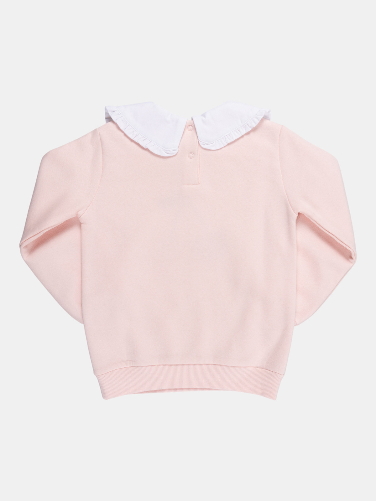 Sweat col claudine cerise fille (3-8A)